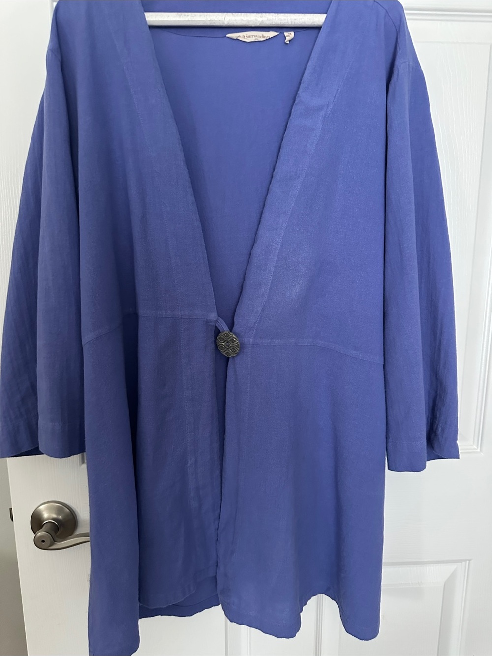 Soft Surroundings one button jacket
